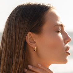 The most perfect pair of oval hoops you'll ever own. We mean it when we say, these earrings are made for everyday wear. Shower, exercise and wear to bed while looking stylish. - 14k gold-filled, made in the US- Inner diameter: - Height: 16mm, Width: 13.5mm- Waterproof, tarnish resistant & hypoallergenic Modern 14k Gold Filled Huggie Earrings For Everyday, Everyday Modern 14k Gold Filled Huggie Earrings, Gold Oval Hoop Earrings Minimalist Style, Gold Oval Minimalist Hoop Earrings, Gold Minimalist Oval Hoop Earrings, Minimalist Gold Oval Hoop Earrings, Oval 14k Gold Hypoallergenic Hoop Earrings, Everyday 14k Gold Filled Huggie Earrings, Minimalist Oval Everyday Earrings