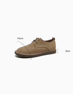 Comfortable Soft Bottom Retro Leather Flat Shoes — Obiono