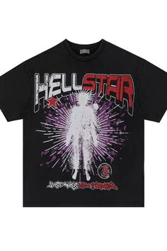 Hellstar Makes You Stranger T-Shirt Unisex Trippy Urbancore Urbancore Aesthetic, E Girl Style, Clothing Templates, Streetwear Graphic Tees, Trippy Designs, Design Fonts, Graphic Design Fonts, Aesthetic T Shirts, Dynamic Design