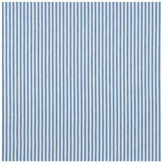 a blue and white striped shirting fabric with vertical stripes on it's side