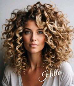 Chocolate Curly Hair Highlights, Big Curl Perm Medium, Permed Hairstyles Shoulder Length, Brown Permed Hair, Highlights For Curly Hair Natural Curls Ombre Dark Brown, Blonde Highlights On Dark Curly Hair, Curly Hair Lowlights, Long Curly Hairstyles For Women, Curly Blonde Highlights