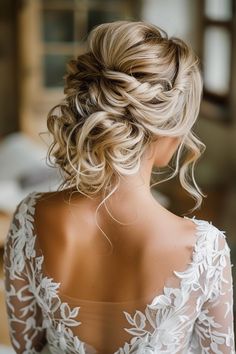 a woman with blonde hair in a wedding dress