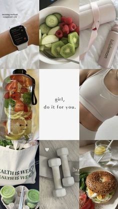 Daglig Motivation, Motivasi Diet, Plats Healthy, Fitness Vision Board, Life Vision Board, Makanan Diet, Vision Board Inspiration, Healthy Food Motivation, Healthy Lifestyle Motivation