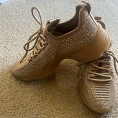 Practically Brand New Steve Madden Sparkly Gem Tennis Shoes Steve Madden Tennis Shoes, Shoes Steve Madden, Shoes Color, Crazy Shoes, Steve Madden Shoes, Tennis Shoes, Steve Madden, Tennis, Women Shoes