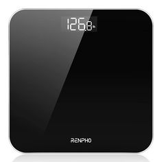 RENPHO Digital Body Weight Scale, Highly Accurate Scale for Weight, LED Display Weight Measurements, Round Corner Design, Anti-Slip, 400 lb Body Weight Scales, Body Weight Scale, Taking Measurements, Weight Measurement, Corner Design, Weight Scale, Deal Of The Day, Home Health Care, Digital Scale