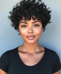 51 Stunning Short Haircuts For Black Women: Embrace Your Natural Beauty Short Curly Shag, Twa Haircuts, Cute Back To School Hairstyles, Taper Cut, Curly Shag, Mom Haircuts, Short Hairstyles For Black Women, Curly Haircut