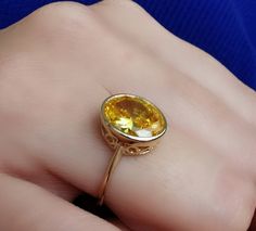 Birthstone Ring*14K Fashion Gold Ring For Her*Dainty Birthstone Jewelry For Women Birthday Gift # Features * Gram:2.50gr(approximate weight) * Size: 15 mm * Production Method:CASTİNG +Hand Made Polish  *Gemstones:Cubic Zircon  *Shape:Oval * 14 K (0,585) in gold *Special Gift Box  *Like all precious jewels,it comes in its own gift box. *Can include a little gift note  *The Gold Body Of The Ring İs Polished By Hand. *Available in White gold or Rose Gold choosing Enter the Name You Want  in the Rin Gem Stone Rings Women, Yellow Stone Rings For Women, Citrine Birthstone Ring In Yellow Gold, Yellow Gemstone Birthstone Ring As Gift, Citrine Birthstone Ring For Gift, Yellow Gold Citrine Birthstone Crystal Ring, Yellow Crystal Birthstone Ring Gift, Citrine Birthstone Ring, Pukhraj Ring