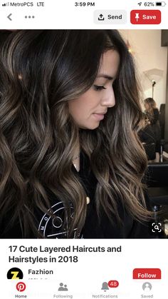 Silver Babylights On Dark Hair, Baby Lights On Black Hair, Silver Babylights, Babylights On Dark Hair, Dark Hair Balayage, Blond Rose, Baby Lights, Brown Ombre Hair, Hair Color Light Brown