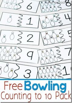 free bowling counting to 10 pack