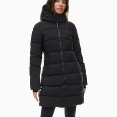 Aritzia Size Medium The Super Puff Supersnug Mid Puffer Jacket Black New $325 Aritzia Medium The Super Puff Supersnug Mid Puffer Jacket. Super Puff Mid, The Super Puff, Aritzia Jacket, Super Puff, Puff Jacket, Ripstop Fabric, Black Puffer, Long Winter, Women's Coats & Jackets