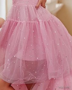 Lasaky - Sequin Layered Mesh High Low Hem Bridesmaid Dress Star Gown, Tiered Gown, Mesh Bridesmaids Dress, Hollywood Dress, Pink Bridesmaid Dresses, Girly Dresses, Hollywood Star, High Low Hem, Pink Fashion