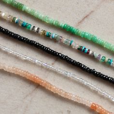 Natural beaded necklaces are the perfect pop of color to any outfit! Peruvian Opal, Handmade Beaded Necklaces, Green Jewelry