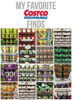 an advertisement for the costco whole foods store with images of products and prices on it