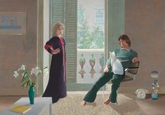 Lose Yourself in David Hockney’s Work From 1966 to 1978 | AnOther Celia Birtwell, William Hogarth, Ossie Clark, Mulholland Drive, Tate Britain, Tate Gallery, Royal Academy Of Arts