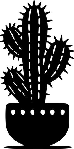 Cactus - High Quality Vector Logo - Vector illustration ideal for T-shirt graphic Mexican Stencil, Book Printing, Cactus Illustration, Stamp Carving, Mexican Art, Book Print, Illustration Vector, Vector Logo, Drawing Ideas