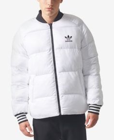 Reversible Puffer Jacket, Puffer Jacket Men, Streetwear Men, Adidas Originals Mens, Ripstop Fabric, Streetwear Men Outfits, Jackets Online, Adidas Men