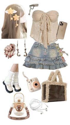 Springcore Outfits, Soft Outfits, Preppy Fashion, Fasion Outfits, 1 Aesthetic, Funky Outfits, Aesthetic Coquette, Fashion Diy