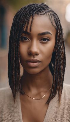 27 Box Braids Hairstyles Short » Hairstylester Box Braids Hairstyles Short, 27 Box Braids, Braids Hairstyles Short, Short Bob Braids, Braids With Shaved Sides, Bob Braids Hairstyles, Protective Hair, Short Box Braids, Quick Braided Hairstyles