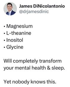 Dr James Dinicolantonio, James Dinicolantonio, Sleep Supplements, Magnesium Glycinate, Quality Sleep, 60 Minutes