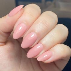 Natural Almond Acrylic Nails Pointy Almond, Designs Y2k, Nails Plain, Nails Acrylic Almond, Theme Nails, Do It Yourself Nails, Nails Basic, Basic Aussie, Almond Acrylic Nails Designs