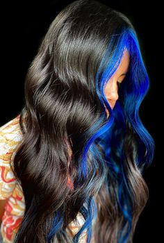 Black and Blue Hair Color Ideas For Trending Tresses