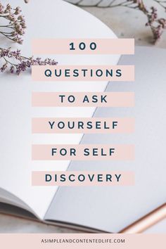 Life Journal Prompts, Self Reflection Questions, 100 Questions To Ask, Get To Know Yourself, Journal Questions, Creative Journaling, Questions To Ask Yourself, Personal Journal, 100 Questions