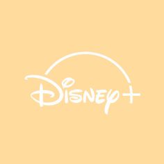 the disney plus logo is shown in white on an orange background, and it appears to be made out of paper