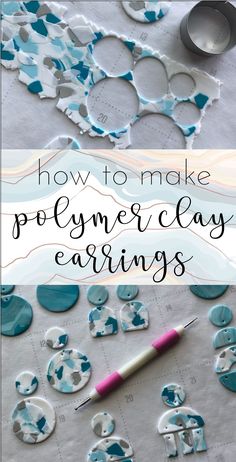 how to make polymer clay earrings