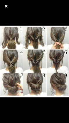 Easy Chignon, Prom Hair Updo, Chignon Hair, Peinados Fáciles Para Cabello Corto, Cough Remedies, Low Bun, Makeup Homecoming, Penteado Cabelo Curto, Bridesmaid Makeup