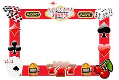 an image of a casino theme frame