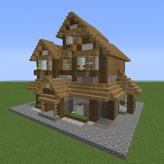 a house made out of wood in the middle of a field