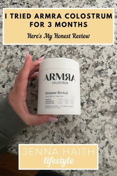 Armra Colostrum, derived from pasture-raised cows, has garnered positive reviews from users who report enhanced immune system function, improved gut health, and increased vitality as part of their daily wellness regimen. The post I tried Armra Colostrum for 3 months – Here’s my honest review appeared first on Jenna Haith Lifestyle. Colostrum Benefits For Women, Bovine Colostrum Benefits, Armra Colostrum, Colostrum Benefits, Bovine Colostrum, Vitamin Health, Healthy Digestive System, Gut Healing