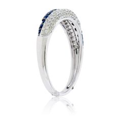 14K White Gold .33ctw Diamond & .42ctw Sapphire Ring Product Details Ring Information Center Gemstone Accent Stones Style #: ROY WC6388S Type: Sapphire Type: Diamond Metal Type: 14K White Gold Shape: Round Shape: Round Number: 15 Number: Carat Weight: .42ctw Carat Weight: .33ctw Product Measurements Widest Width (A): 5.0mm Thickness (B): 2.75mm Band Width (C): 1.75mm Shipping & Processing Standard Shipping is Free and typically takes 2-3 Days! Need it Faster? Select Expedited Shipping at Checkou 15 Number, Square Diamond Rings, Green Sapphire Ring, Number 15, Rainbow Sapphires, Round Sapphire, Pink Sapphire Ring, Information Center, Blue Sapphire Diamond