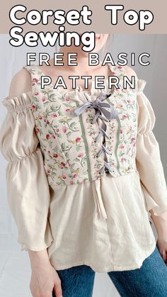 Discovering how to make a lace-up corset top can be a thrilling journey for beginners in sewing. In this beginner-friendly guide, we will provide you with a free pattern and step-by-step instructions to create your very own stylish lace-up corset top. Whether you're new to sewing or looking to expand your skills, this guide will walk you through the process with ease. Let's get started on creating your own fashionable lace-up corset top! Korok Costume, How To Make A Corset Pattern, Renfaire Outfit Ideas, Renfaire Outfit, Larp Diy, How To Make A Corset, Embroidery Corset