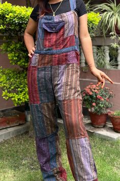 taking pre-orders only, will ship by march 13th 100% Cotton Fits S, M, L Handmade in Nepal Free Shipping on all orders at www.ghalehandicrafts.com Patchwork Overalls, Work Jumpsuit, Womens Jumpsuits, Hippie Outfits, Long Shirt, Long Beach, Free Spirit, Boho Outfits, Nepal