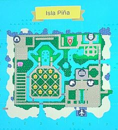 the map for island pina