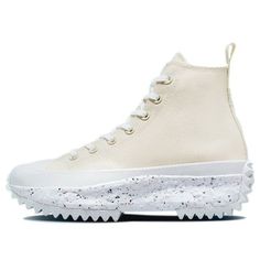 Converse Run Star Hike Crater High 'Egret' 171575C (SNKR/Casual/Unisex/Non-Slip/High Top/Wear-resistant) Rounded Wardrobe, Converse Run Star Hike, Converse Run, Run Star Hike, Converse Run Star, High Top, High Tops, Converse, Hiking