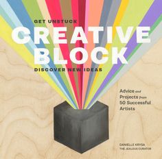 the book cover for creative block