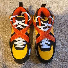 Worn X2, No Creases Or Marks. Big Boys Size 4.5. I Wear A Size 5 In Womens Shoes. Orange Mid-top Skate Shoes For Streetwear, Nike Orange Sneakers With Vibram Sole, Orange High-top Sneakers For Streetwear, Casual Orange Mid-top Skate Shoes, Orange Lace-up Sneakers, Nike Orange Skate Shoes For Streetwear, Orange Lace-up High-top Synthetic Sneakers, Orange Synthetic Lace-up High-top Sneakers, Orange Lace-up High-top Sneakers