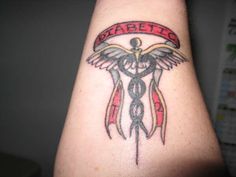 Really like this tat for medical first alert.  First I haven't wanted to put on my chest Medic Tattoo, Mandrake Tattoo, Penicillin Allergy, Awareness Tattoos, Fighter Tattoos, Fire Fighter Tattoos