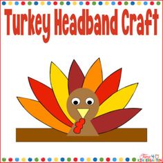 a turkey headband craft for thanksgiving