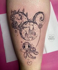 Disneyland Castle Tattoo, Mickey Tattoo, Mickey Mouse Tattoo, Mouse Tattoos