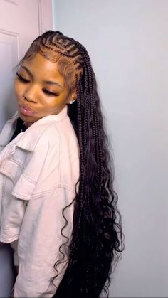 Braids Easy, Sleek Ponytail Hairstyles, Braided Cornrow Hairstyles, Cute Box Braids Hairstyles