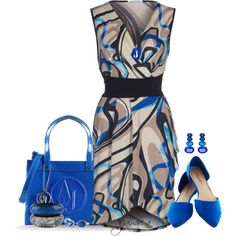 "The Blues 3" by jaimie-a on Polyvore Look Chic, A Dress, Passion For Fashion, Beautiful Outfits, Pretty Outfits, Chic Outfits