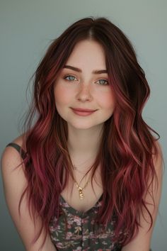 Ombre Hair Ideas 57 Trendy Fall Hair Color, Classy Makeup, Fall Hair Color For Brunettes, Rich Burgundy, Hair Styles 2017, Hair Styler, Ombre Hair Color, Soft Rose