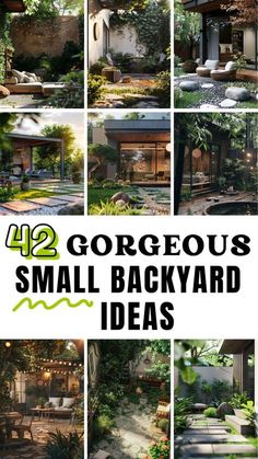 small backyard ideas that are easy to do in the back yard or front yard with lots of