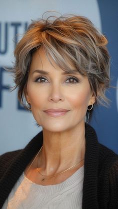 90 Bob Haircuts For Women Over 50: Medium, Short, And Layered Styles 2024 41 Short Hairstyle For Older Women Over 50 With Fine Hair, Shaggy Short Hair, Short Shag Hairstyles, Hairdos For Short Hair, Bob Hairstyles For Fine Hair, Short Layered Haircuts