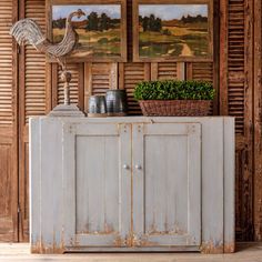 Painted Pantry Cabinet Modern Farmhouse Kitchen Wall Cabinet, Free Standing Kitchen Cabinets Vintage, Farmhouse Bakers Cabinet, French Farmhouse Kitchen Cabinet, Farmhouse Pantry Cabinet, Farmhouse Pantry Cabinets, Painted Pantry, Truck Delivery, Rustic Cabinet