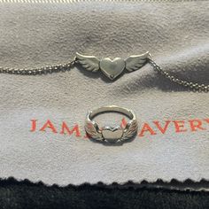 Selling As Set Strong Stamp On Both Necklace Is 18 Inches With Adjustable Rings Ring Size 7 Box Included Open To Offers James Avery Jewelry, James Avery, Set Necklace, Ring Size 7, Adjustable Rings, Ring Size, Size 7, Stamp, Women Jewelry