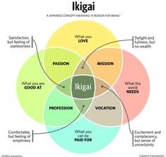 a vennuous diagram with the words kisai and what you need to know about it